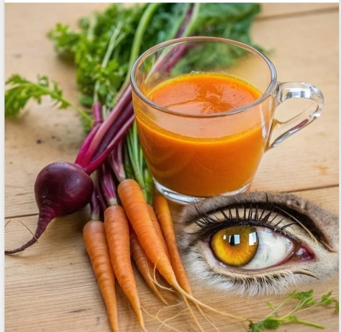One Cup for Better Vision: The Health Benefits of Carrot and Beet Juice for Eyesight